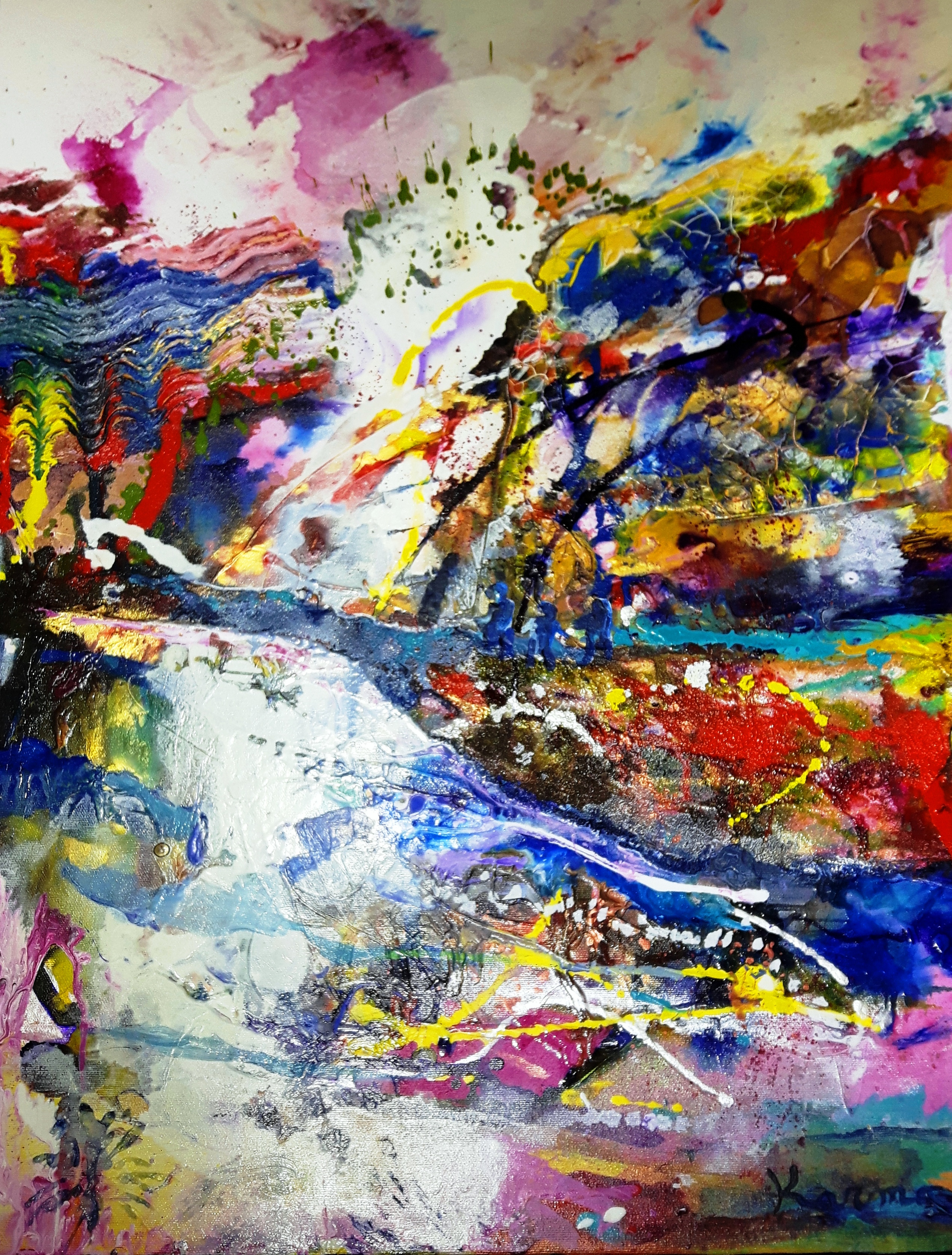 6 - 2018_eaux trouble_24x30